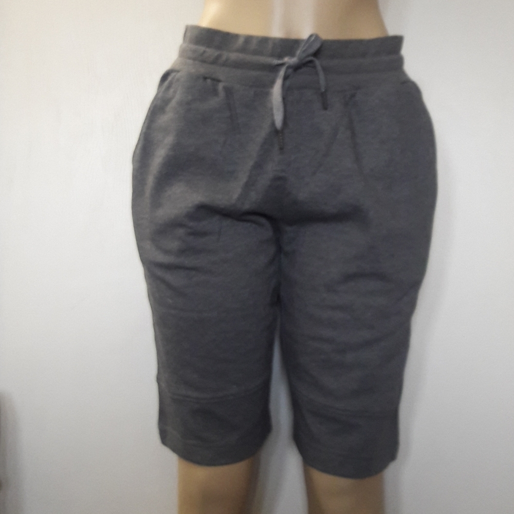 NEW Gray Sweat Shorts Boyfriend shorts Small & Medium Cotton Blend